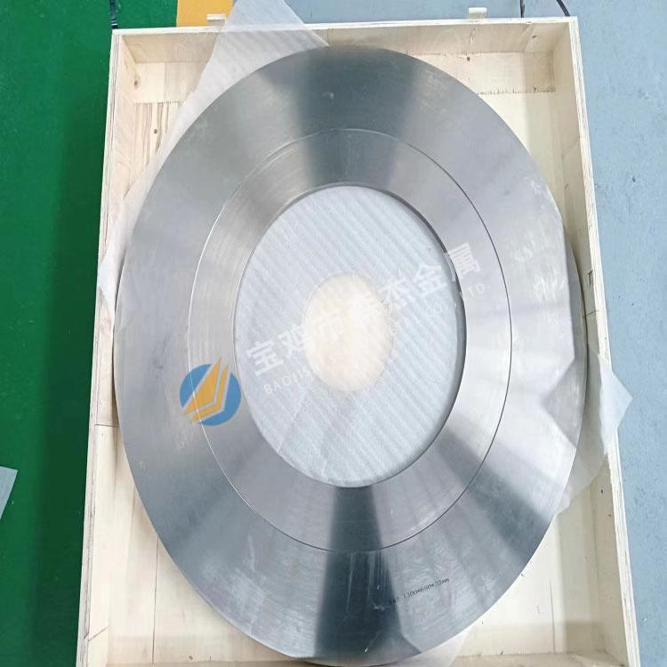 钛、镍、锆制法兰、加工件,[宝鸡市森杰金属有限公司]钛镍锆管件管道-法兰加工件-金属复合板