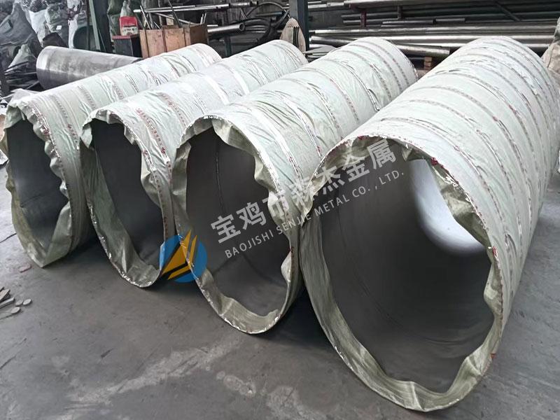钛、镍、锆制管件、管道,[宝鸡市森杰金属有限公司]钛镍锆管件管道-法兰加工件-金属复合板