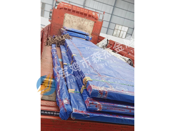 产品交付,[宝鸡市森杰金属有限公司]钛镍锆管件管道-法兰加工件-金属复合板