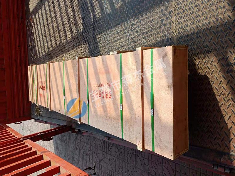 产品交付,[宝鸡市森杰金属有限公司]钛镍锆管件管道-法兰加工件-金属复合板
