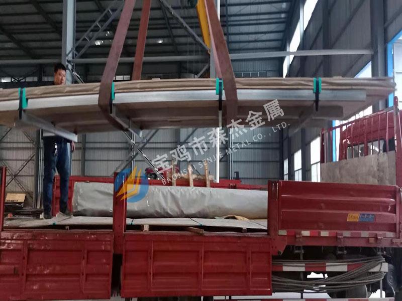 产品交付,[宝鸡市森杰金属有限公司]钛镍锆管件管道-法兰加工件-金属复合板